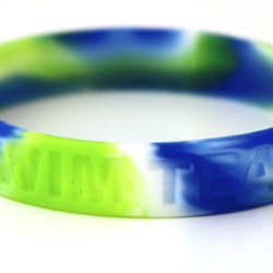 Debossed Wristband Swirled