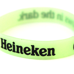 Silkscreen Wristband with Glow Option