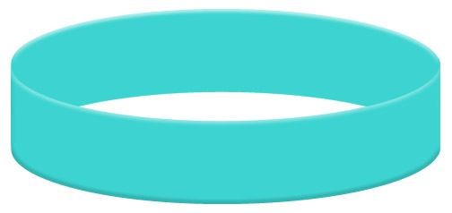 Wristband Color Example - Aqua