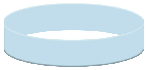 Wristband Color Example - Baby Blue