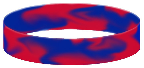 Wristband Color Example - Swirled